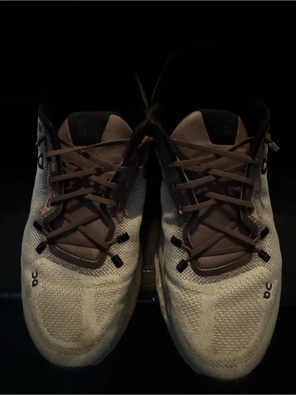 On Running Women's Cloud Sneakers in Beige and Brown